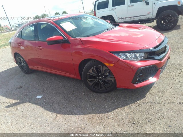 honda civic hatchback 2019 shhfk7h60ku222370