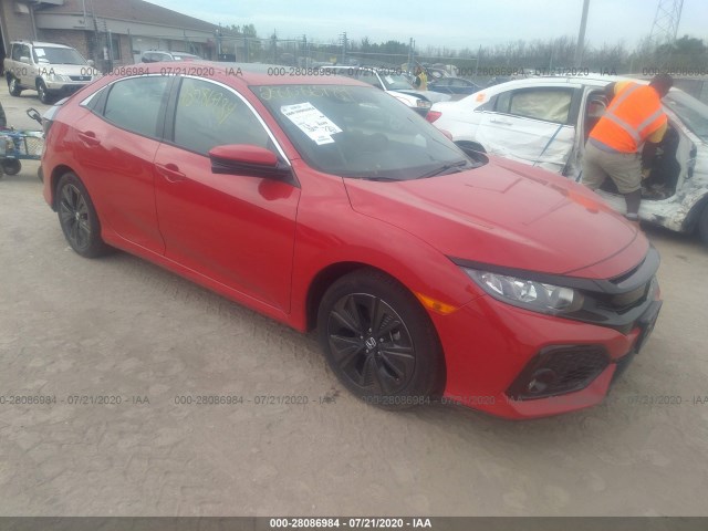 honda civic hatchback 2019 shhfk7h60ku225317