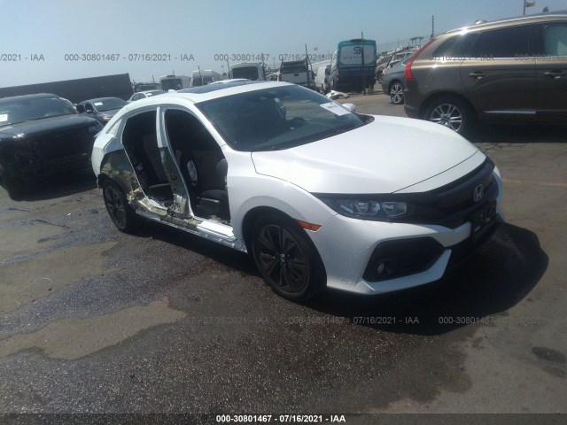 honda civic hatchback 2019 shhfk7h60ku403470