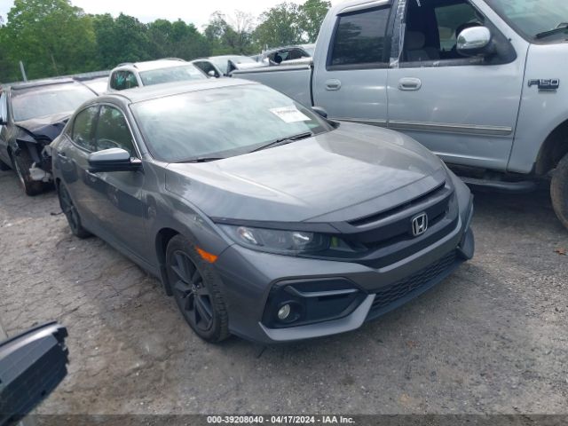 honda civic 2021 shhfk7h61mu224891