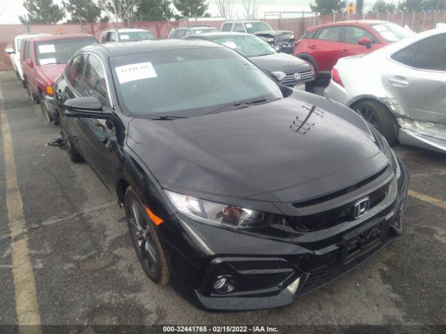 honda civic hatchback 2021 shhfk7h61mu424749