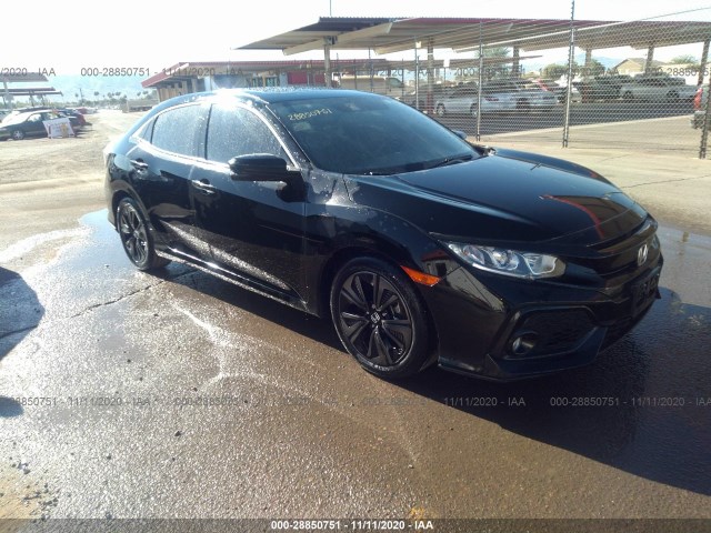 honda civic hatchback 2019 shhfk7h62ku410565