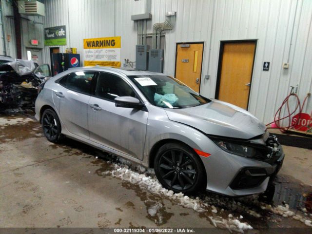 honda civic hatchback 2021 shhfk7h62mu222034