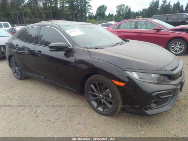 honda civic hatchback 2021 shhfk7h62mu400489