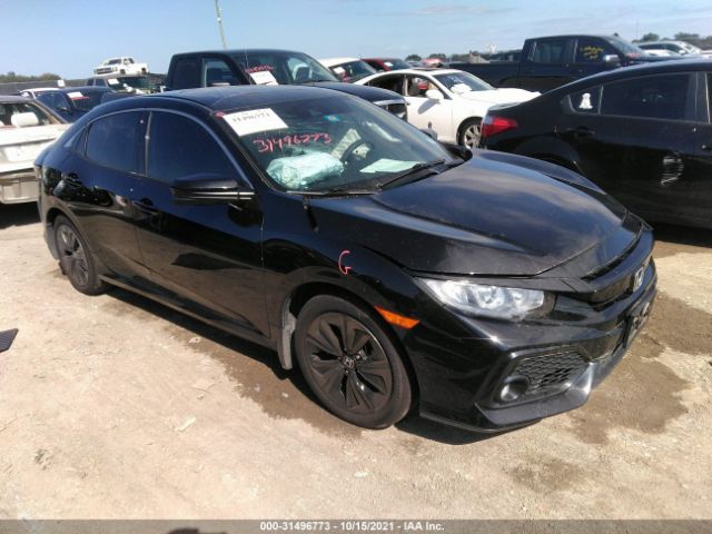 honda civic hatchback 2019 shhfk7h64ku216989