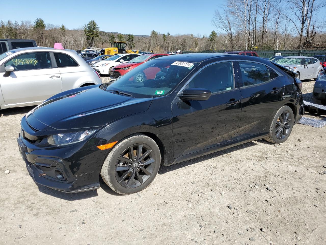 honda civic 2021 shhfk7h64mu211214