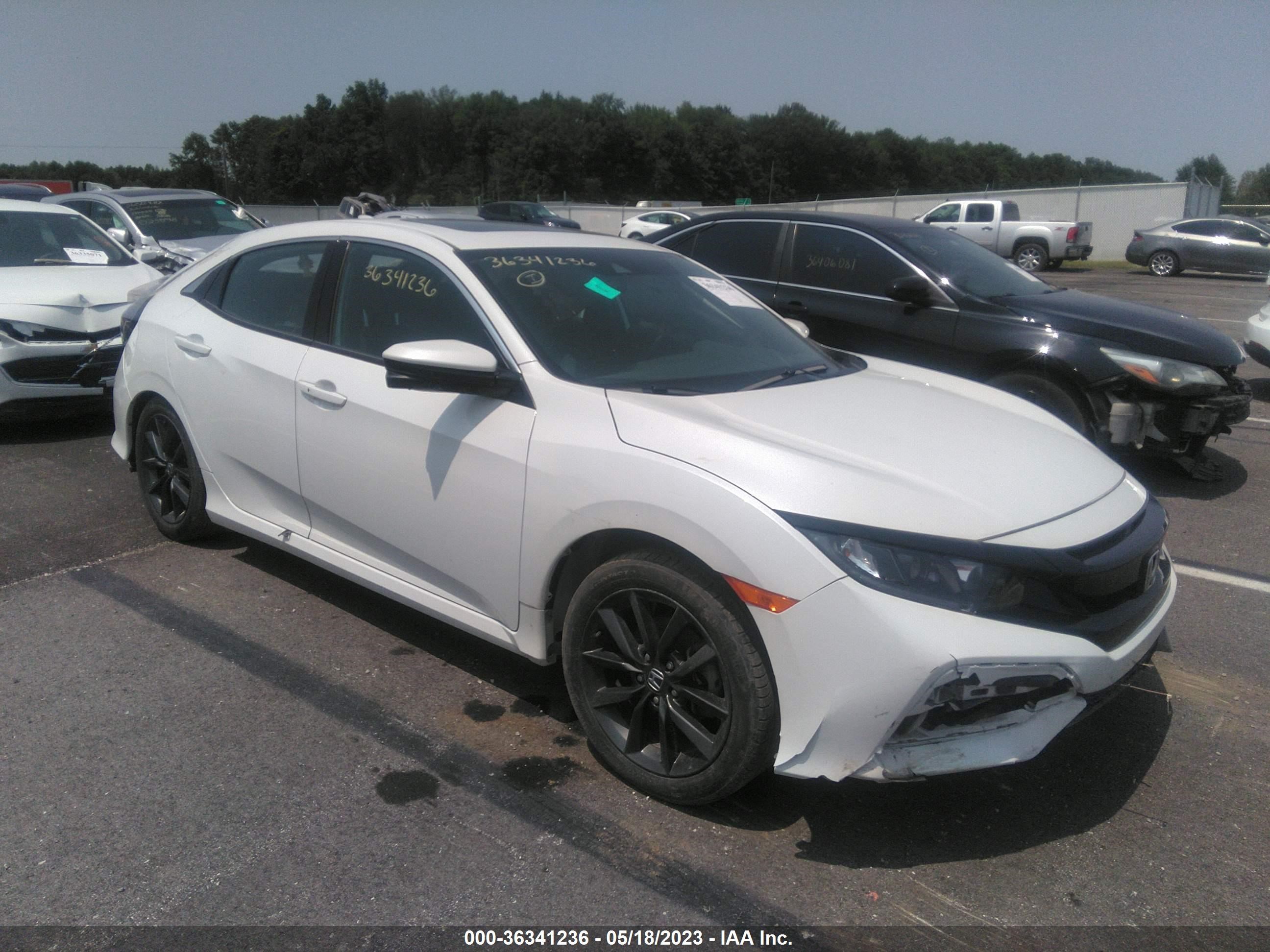 honda civic 2021 shhfk7h64mu220172