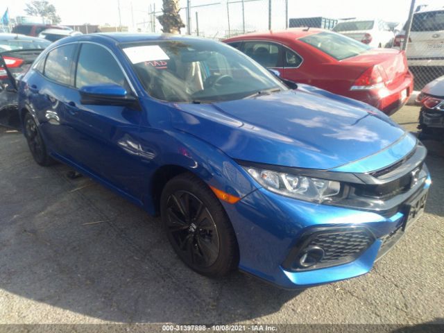 honda civic hatchback 2019 shhfk7h66ku412545