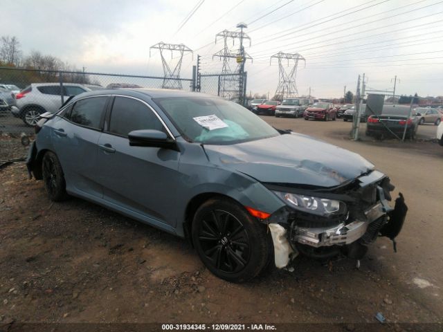 honda civic hatchback 2019 shhfk7h67ku425398