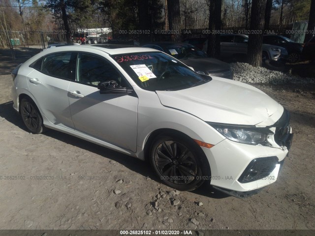 honda civic hatchback 2019 shhfk7h68ku212914