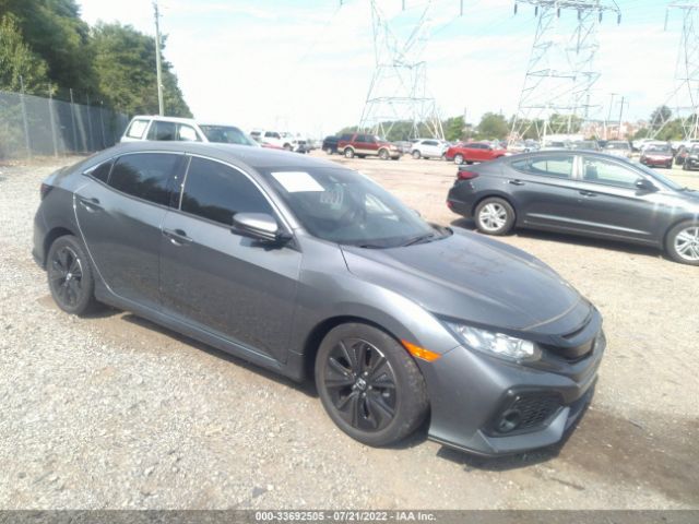 honda civic hatchback 2019 shhfk7h68ku401787