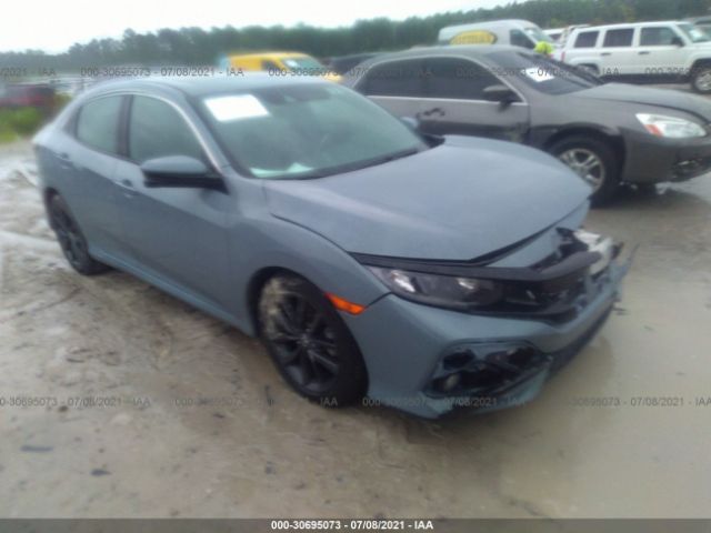 honda civic hatchback 2020 shhfk7h6xlu224435