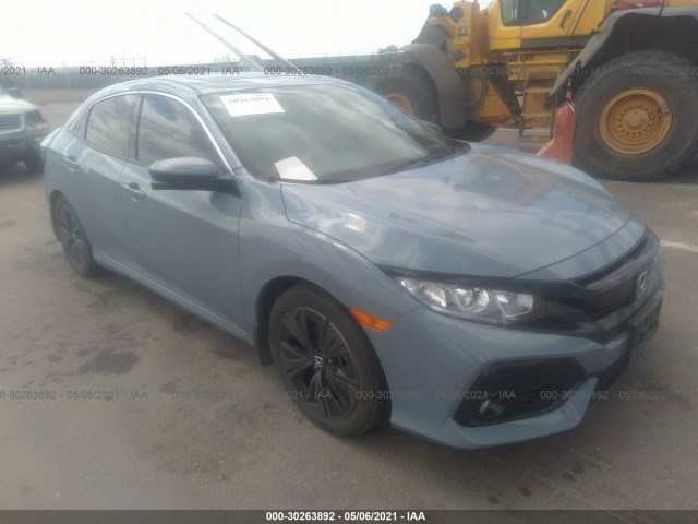 honda civic hatchback 2017 shhfk7h71hu212691