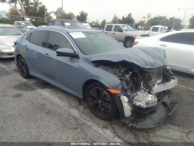 honda civic hatchback 2018 shhfk7h75ju414830