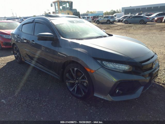 honda civic hatchback 2018 shhfk7h92ju421168