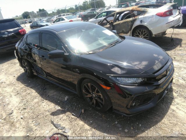 honda civic hatchback 2019 shhfk7h94ku224973