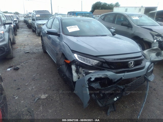 honda civic hatchback 2021 shhfk7h94mu203415