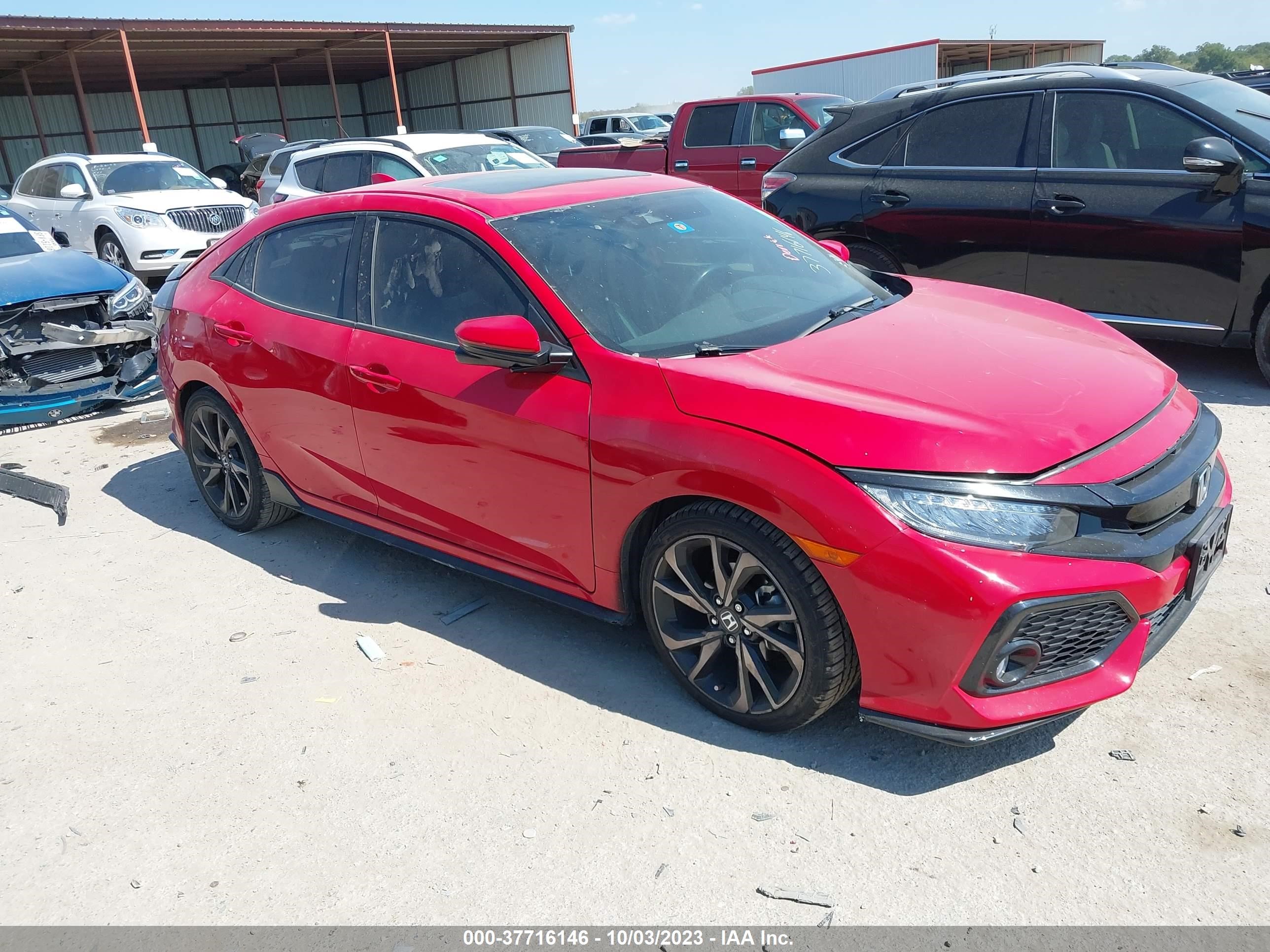 honda civic 2018 shhfk7h95ju207422