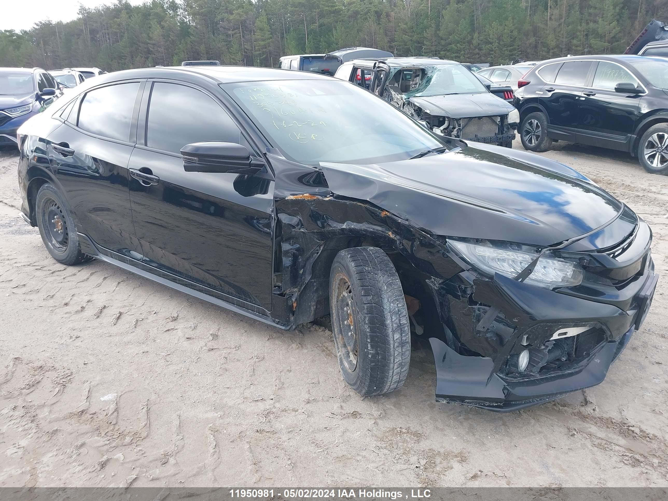 honda civic 2018 shhfk7h95ju305348