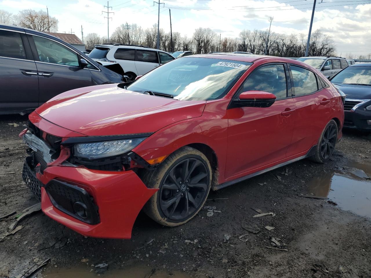 honda civic 2017 shhfk7h96hu231612