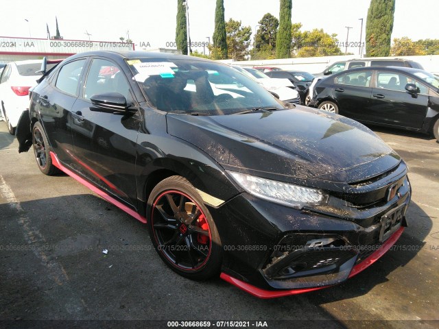 honda civic hatchback 2018 shhfk7h97ju423756