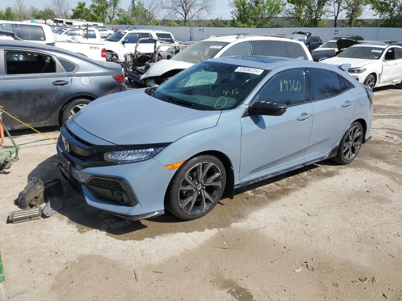 honda civic 2017 shhfk7h9xhu227725