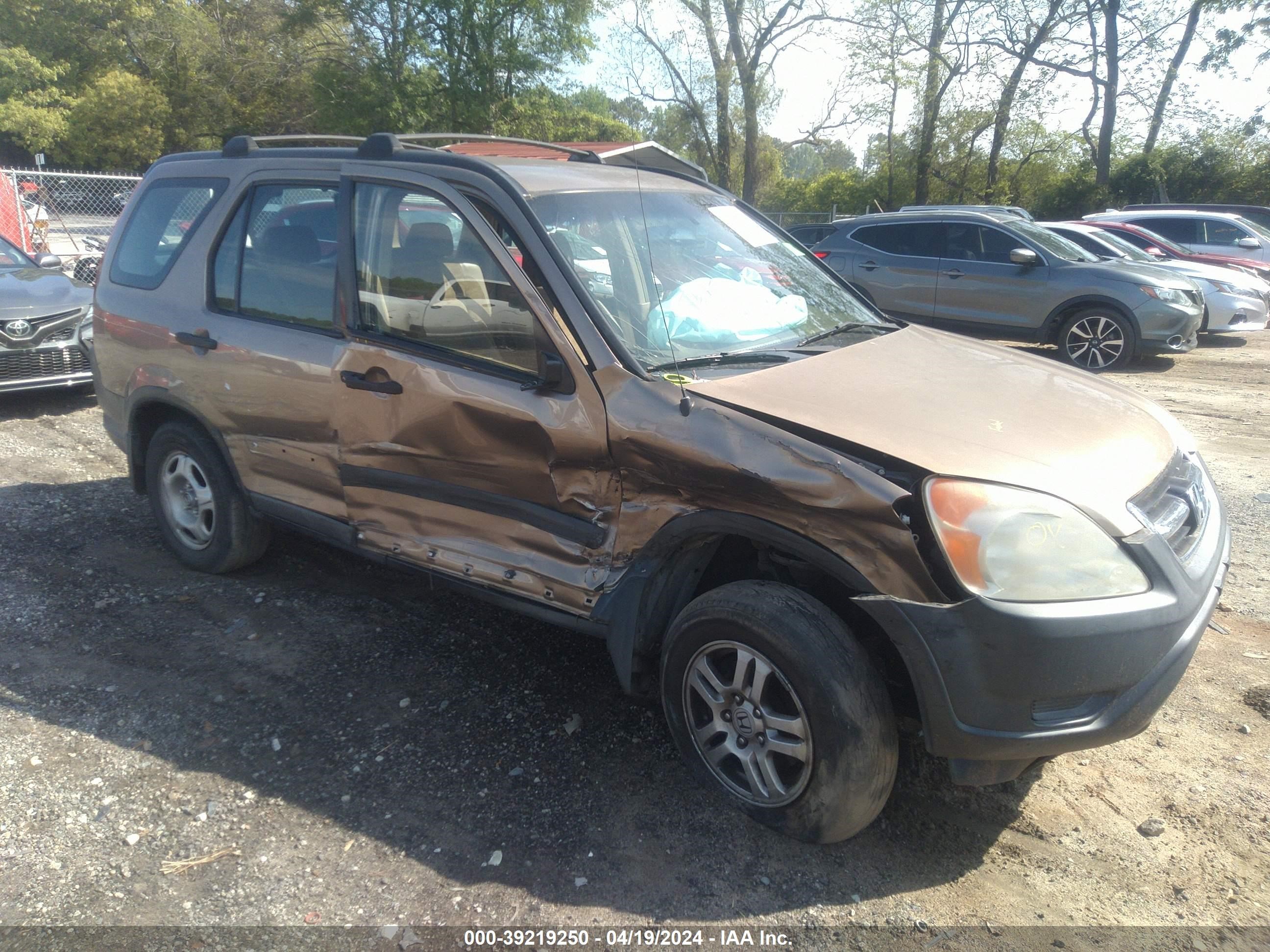 honda cr-v 2004 shsrd68454u205447