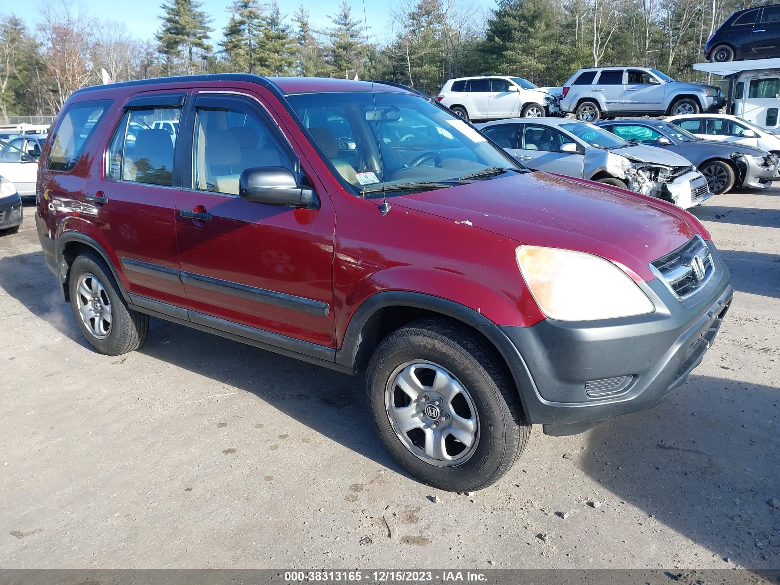 honda cr-v 2003 shsrd78403u126756