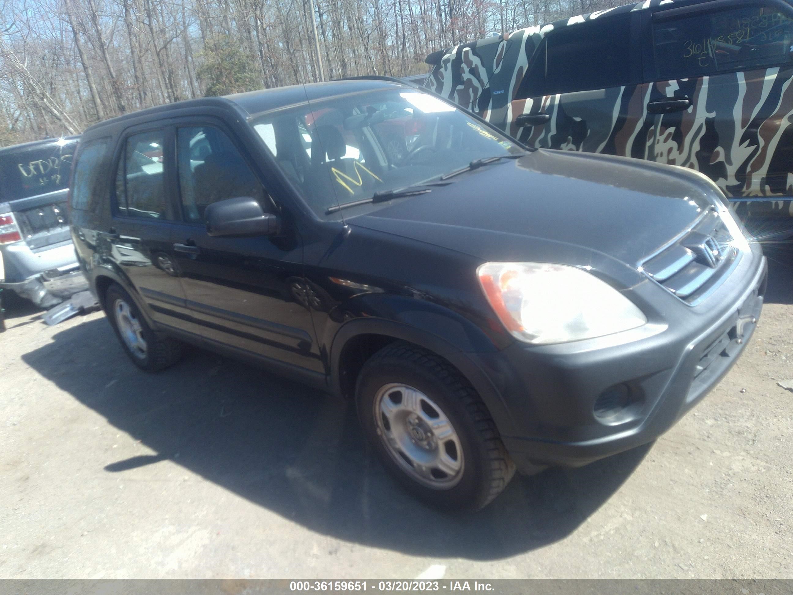 honda cr-v 2005 shsrd78505u341825