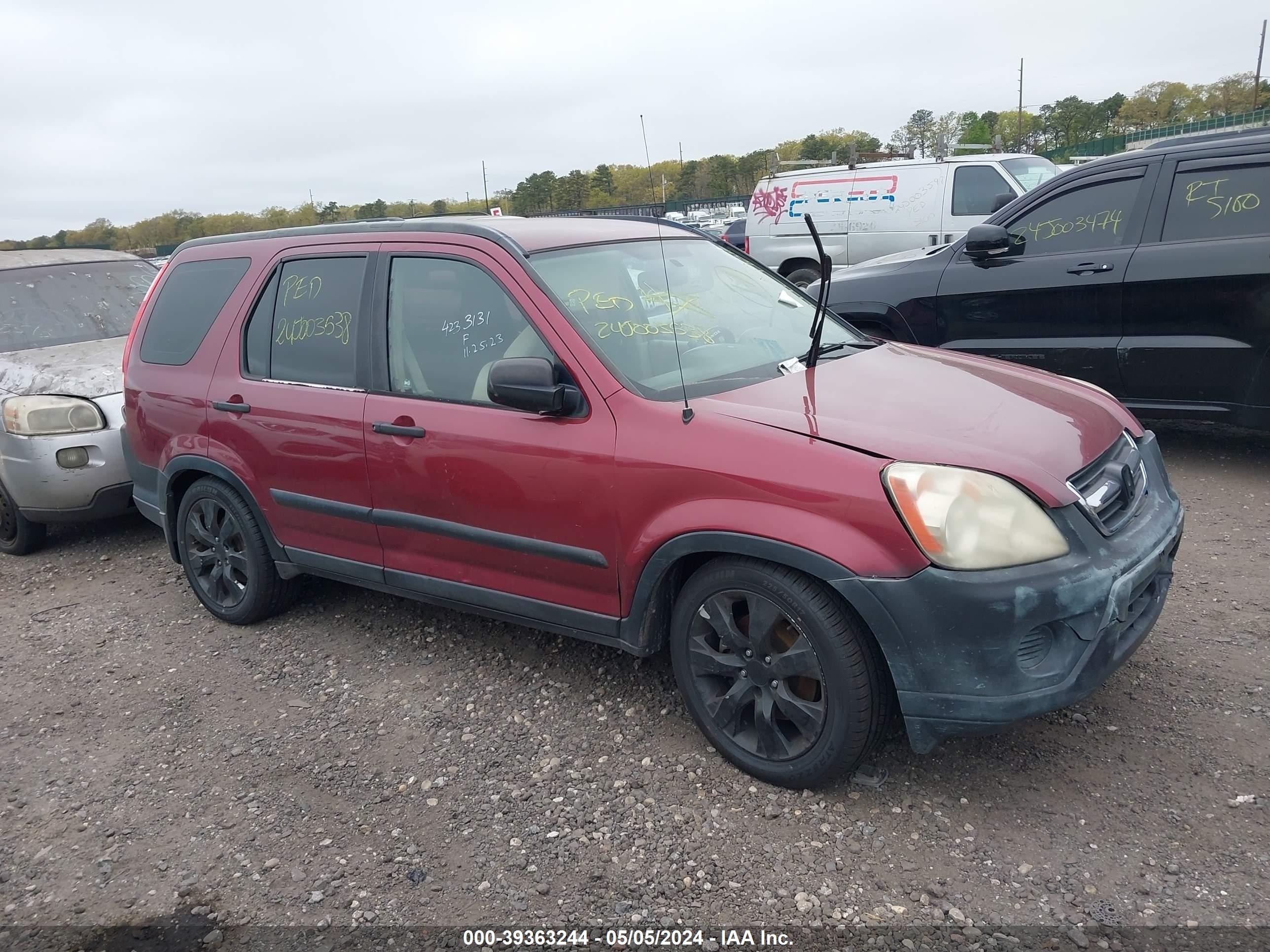 honda cr-v 2005 shsrd78535u332200