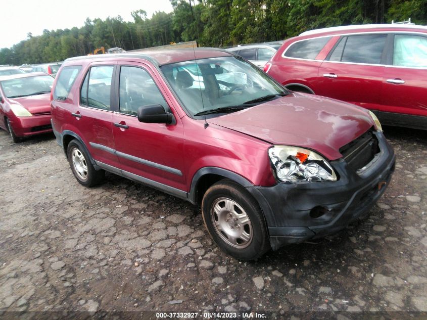 honda cr-v 2005 shsrd78565u332661