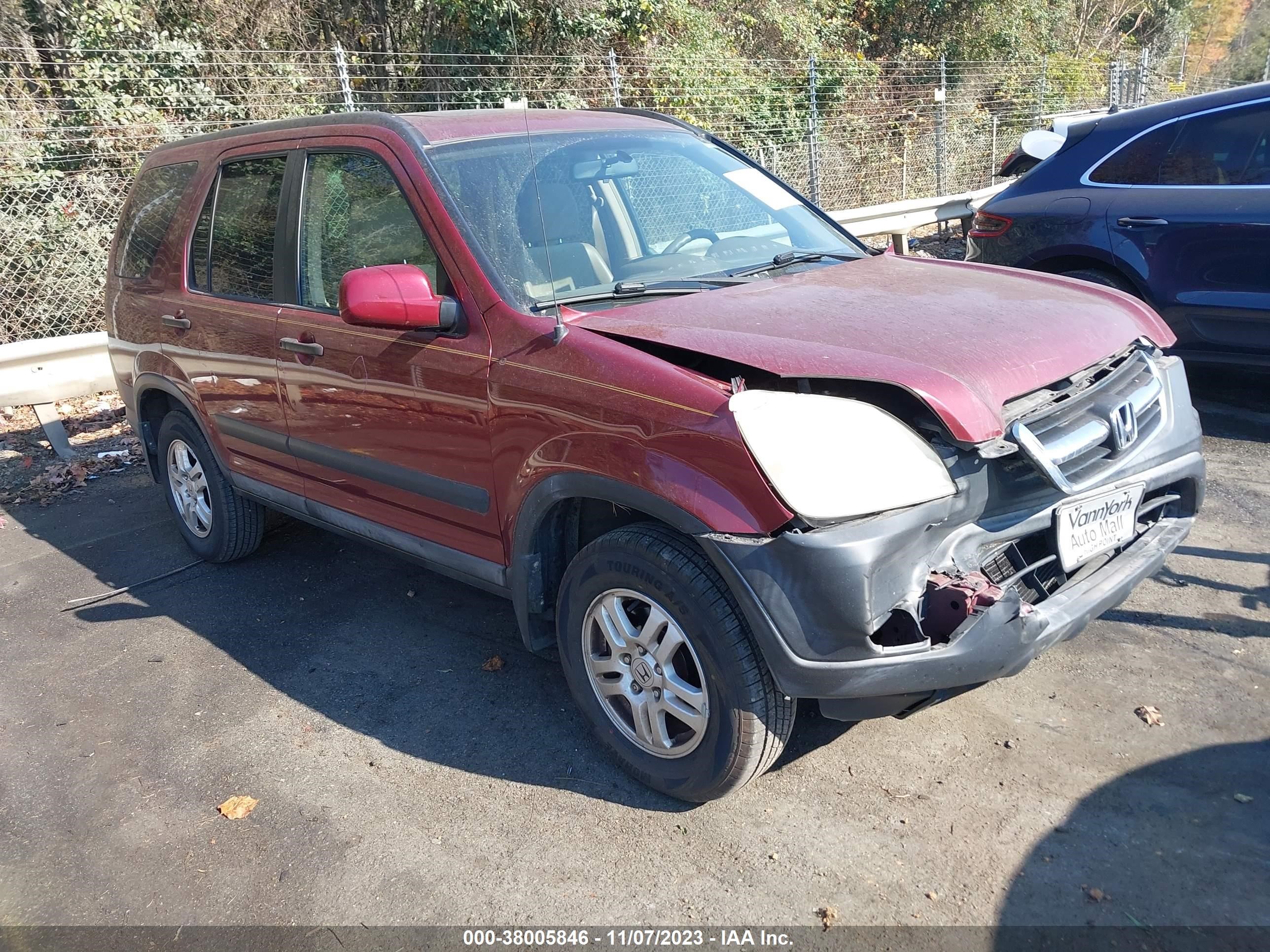 honda cr-v 2004 shsrd78804u205686