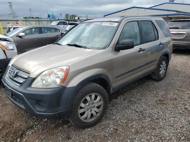 honda cr-v ex 2006 shsrd78816u409254