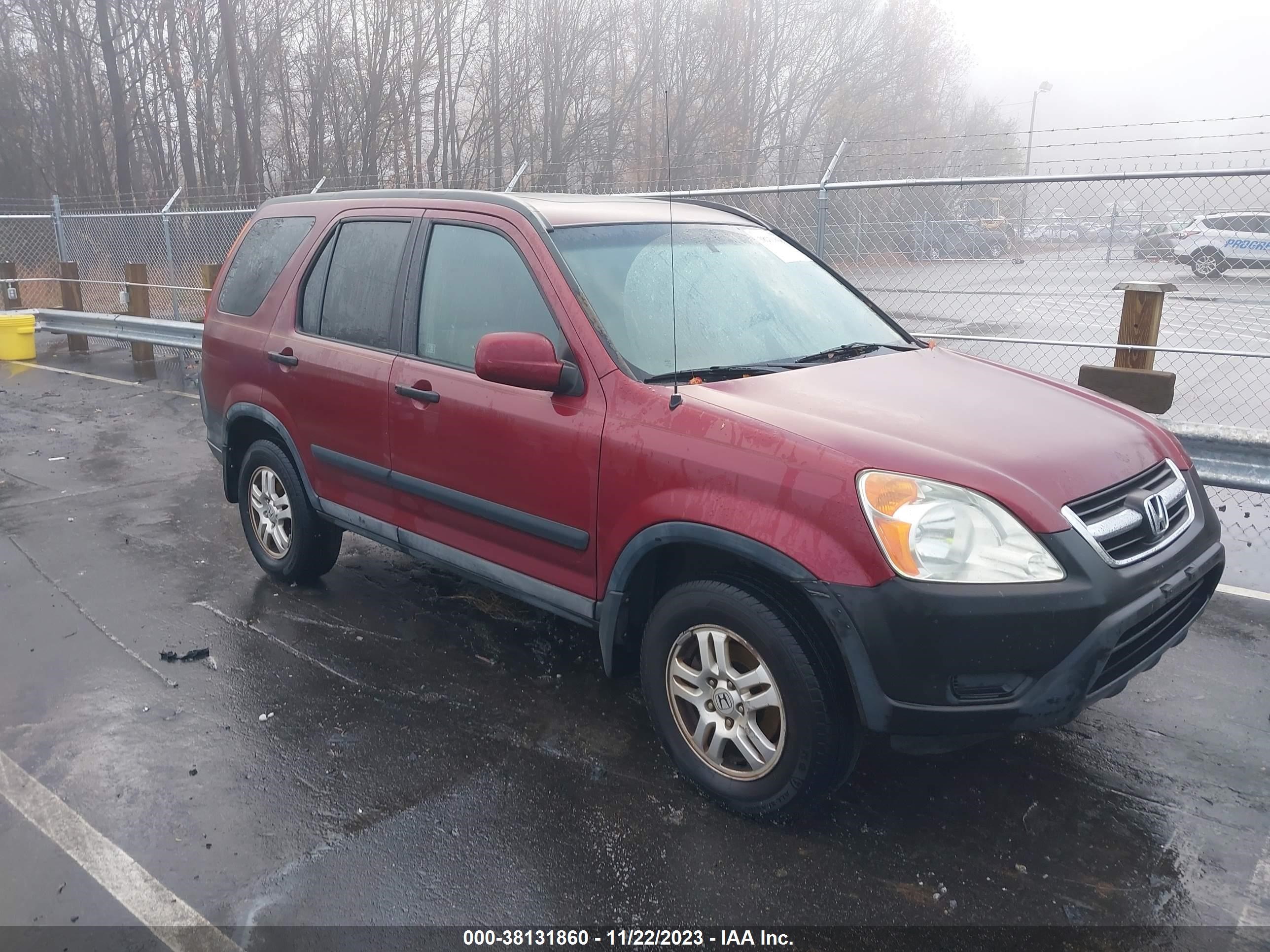 honda cr-v 2004 shsrd78834u250220