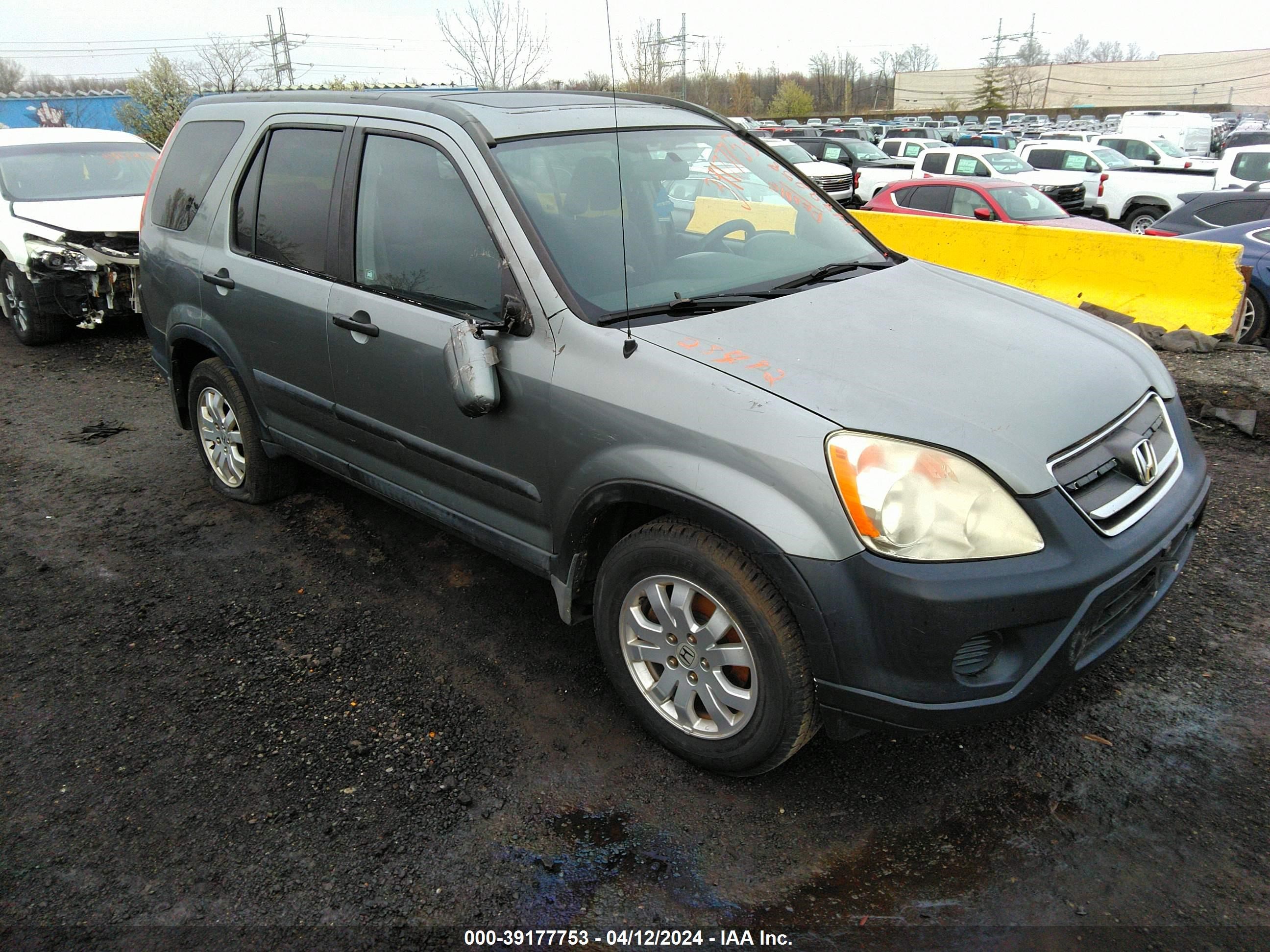 honda cr-v 2005 shsrd78845u337643