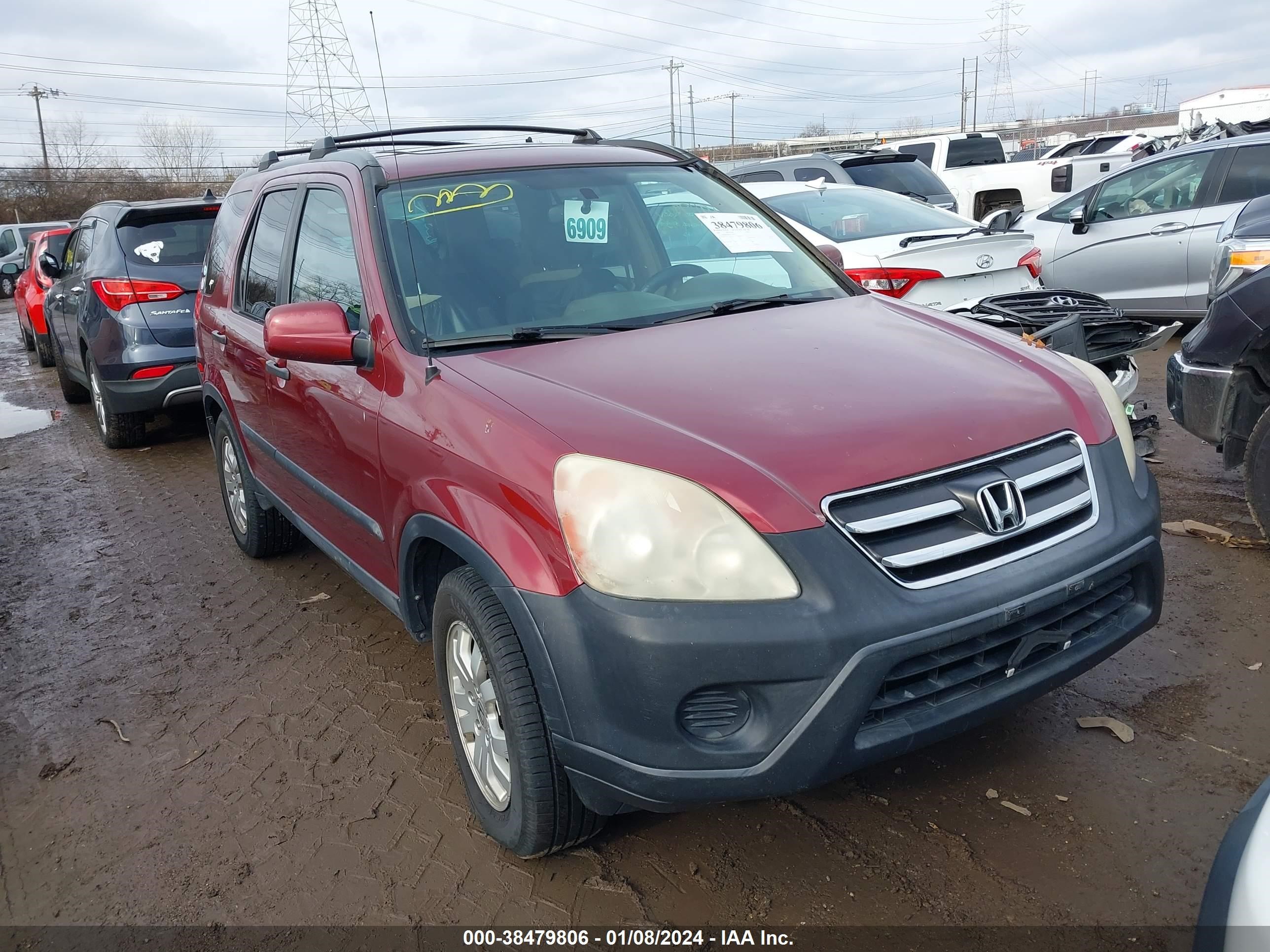 honda cr-v 2006 shsrd78856u420483