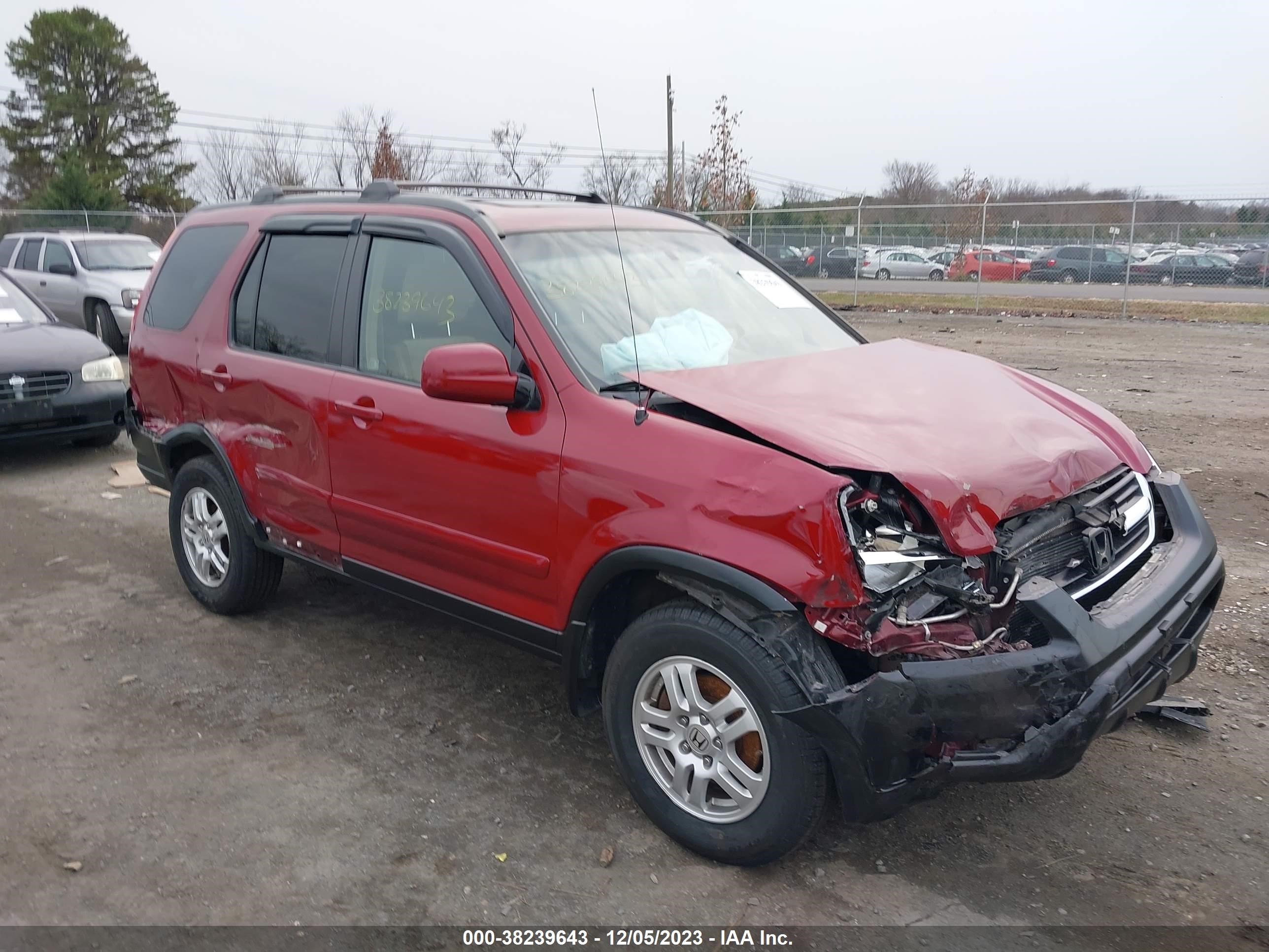 honda cr-v 2003 shsrd78873u111061