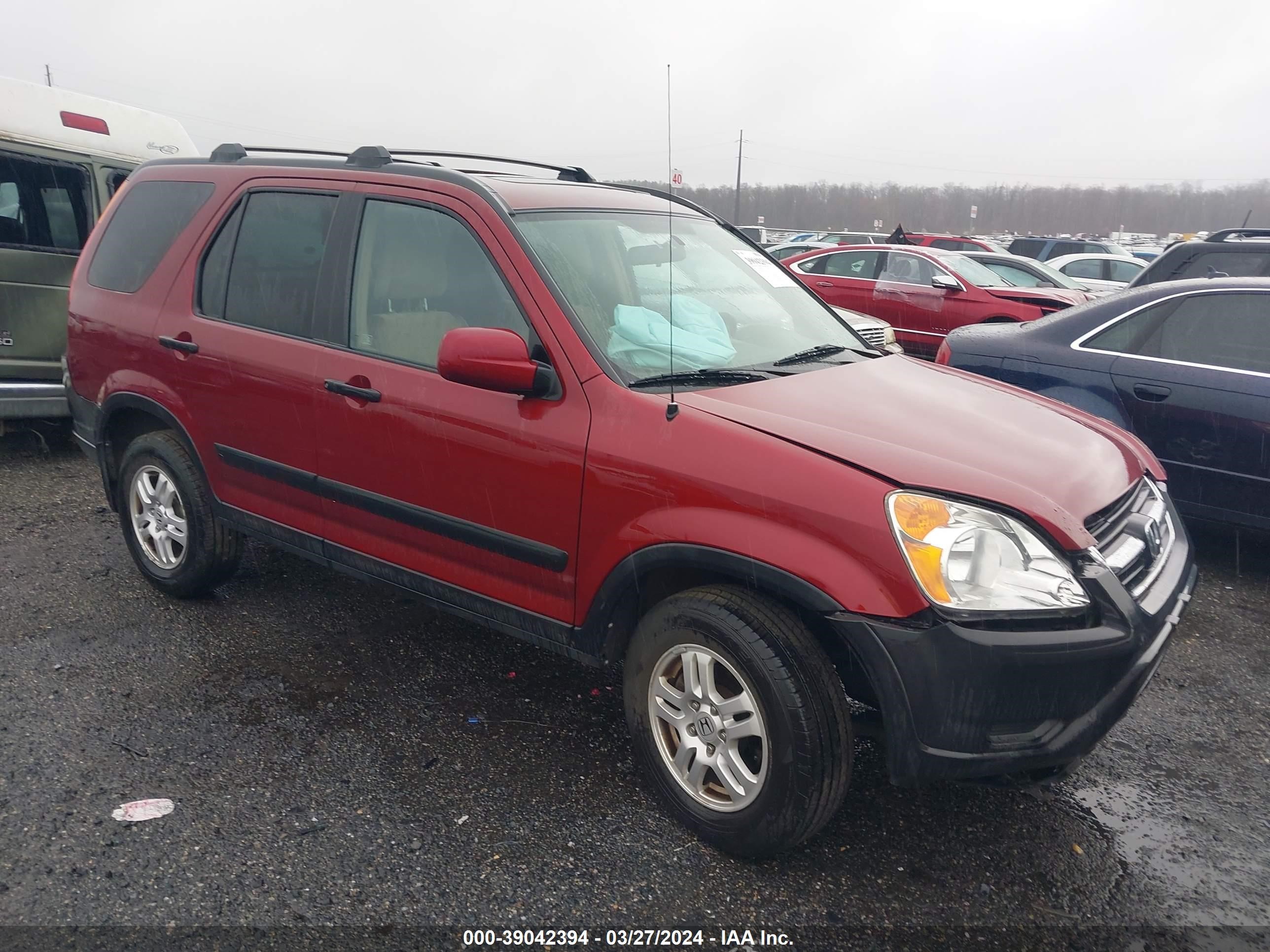 honda cr-v 2004 shsrd78894u242297