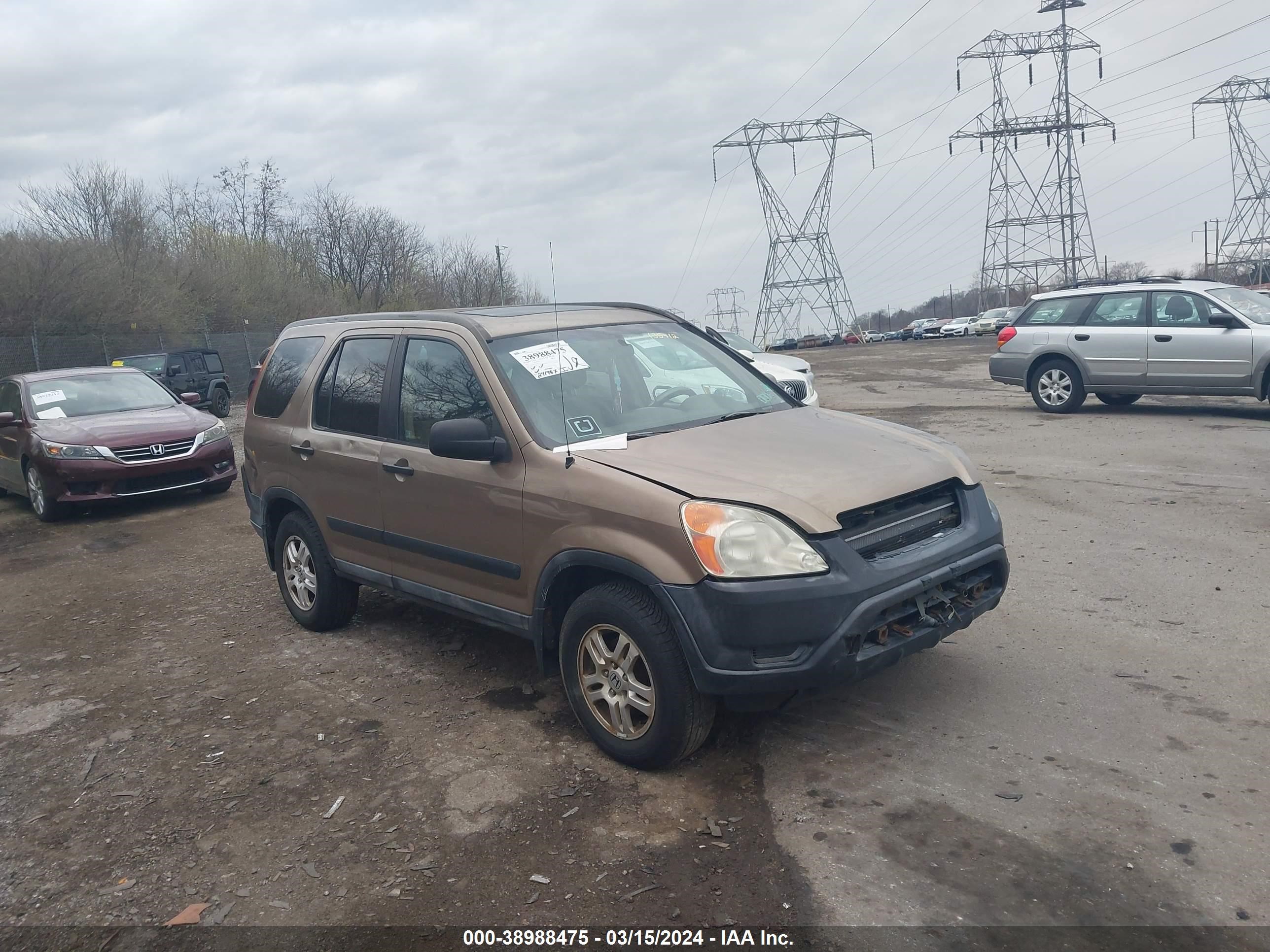 honda cr-v 2003 shsrd788x3u135712