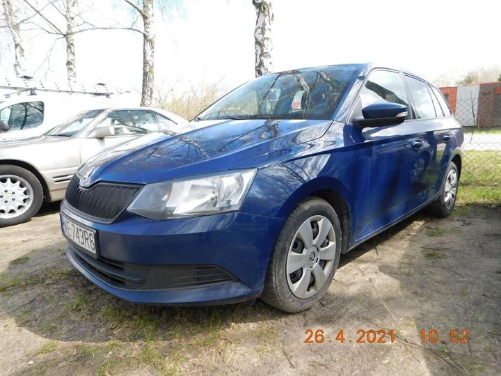 skoda fabia 2017 tmbjt6nj2hz184722