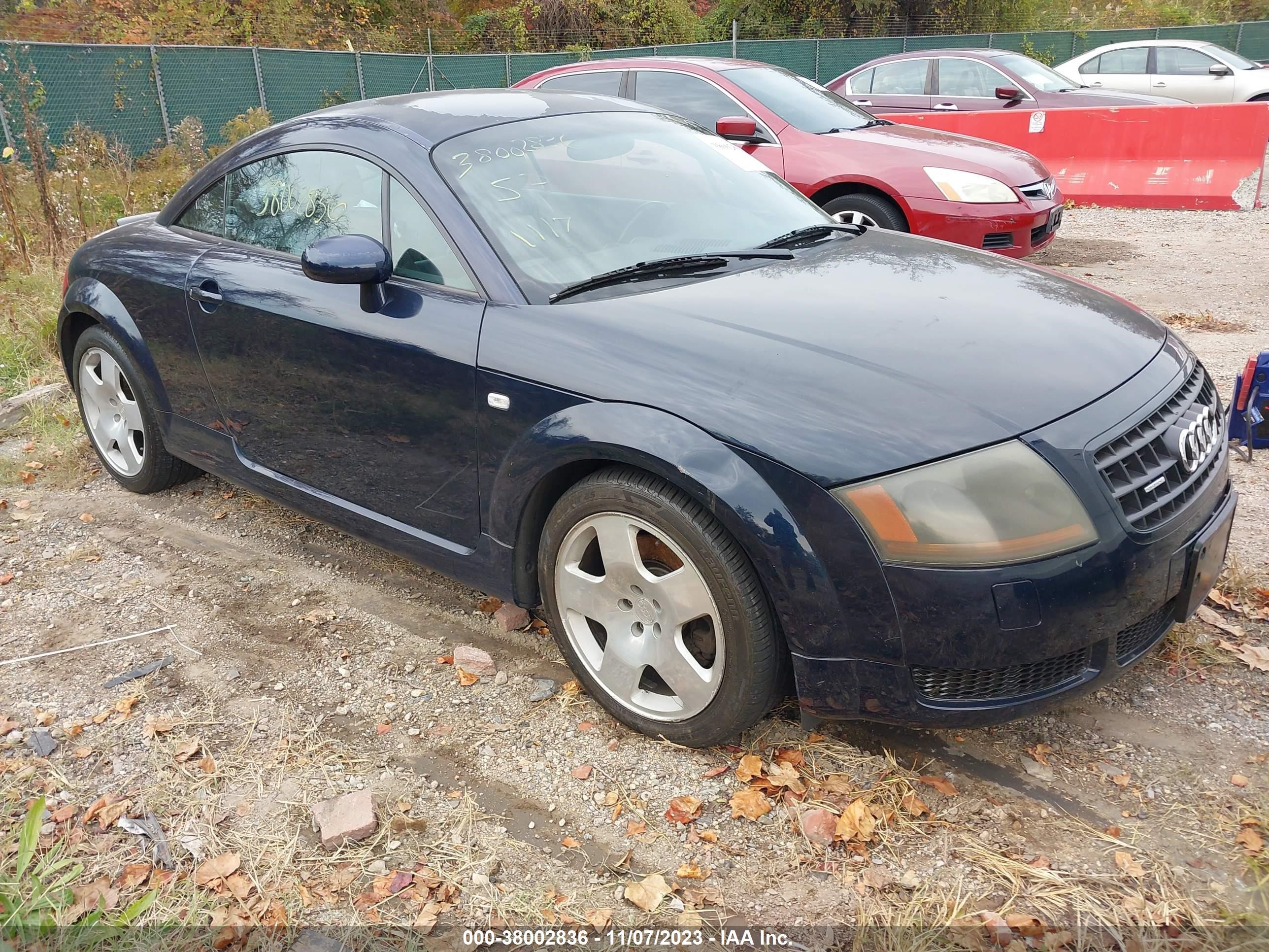 audi tt 2003 truwt28n631001316