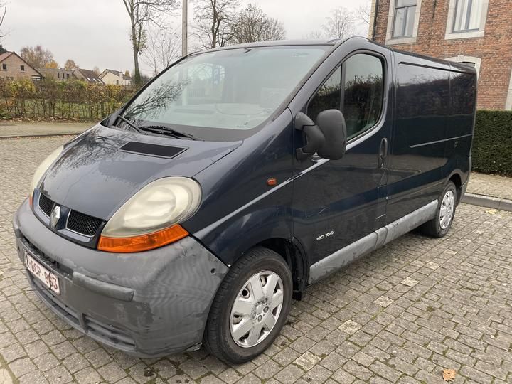 renault trafic van 2002 vf1flaca62v124119