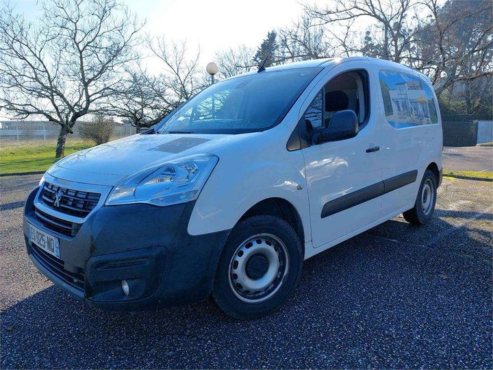 peugeot partner 2018 vf37bbhy6jj582162