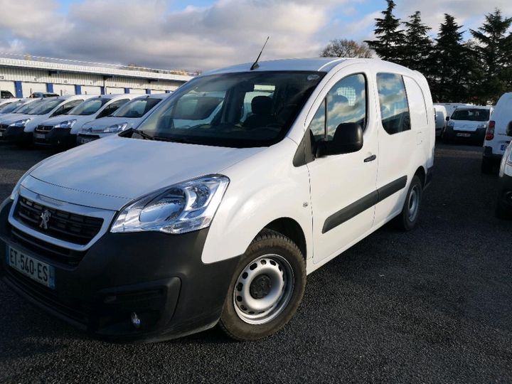 peugeot partner cabine 2018 vf37mbhy6hj905140