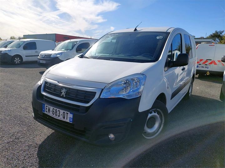 peugeot partner cabine 2018 vf37mbhy6jj618129