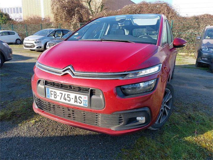 citroen c4 spacetourer 2018 vf73dbhztjj789664