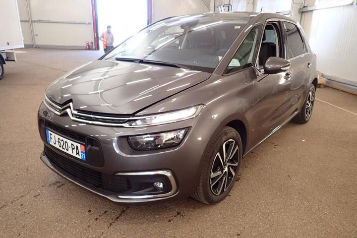 citroen c4 spacetourer 2019 vf73dyhzpkj736670