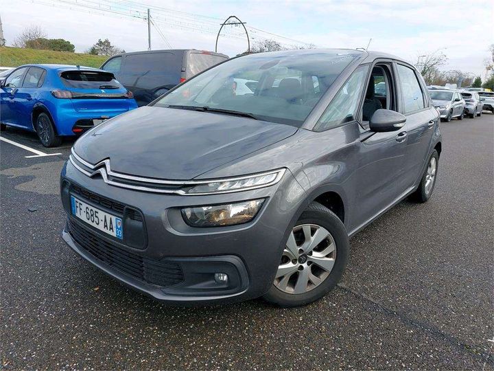 citroen c4 spacetourer 2019 vf73dyhzrkj634313