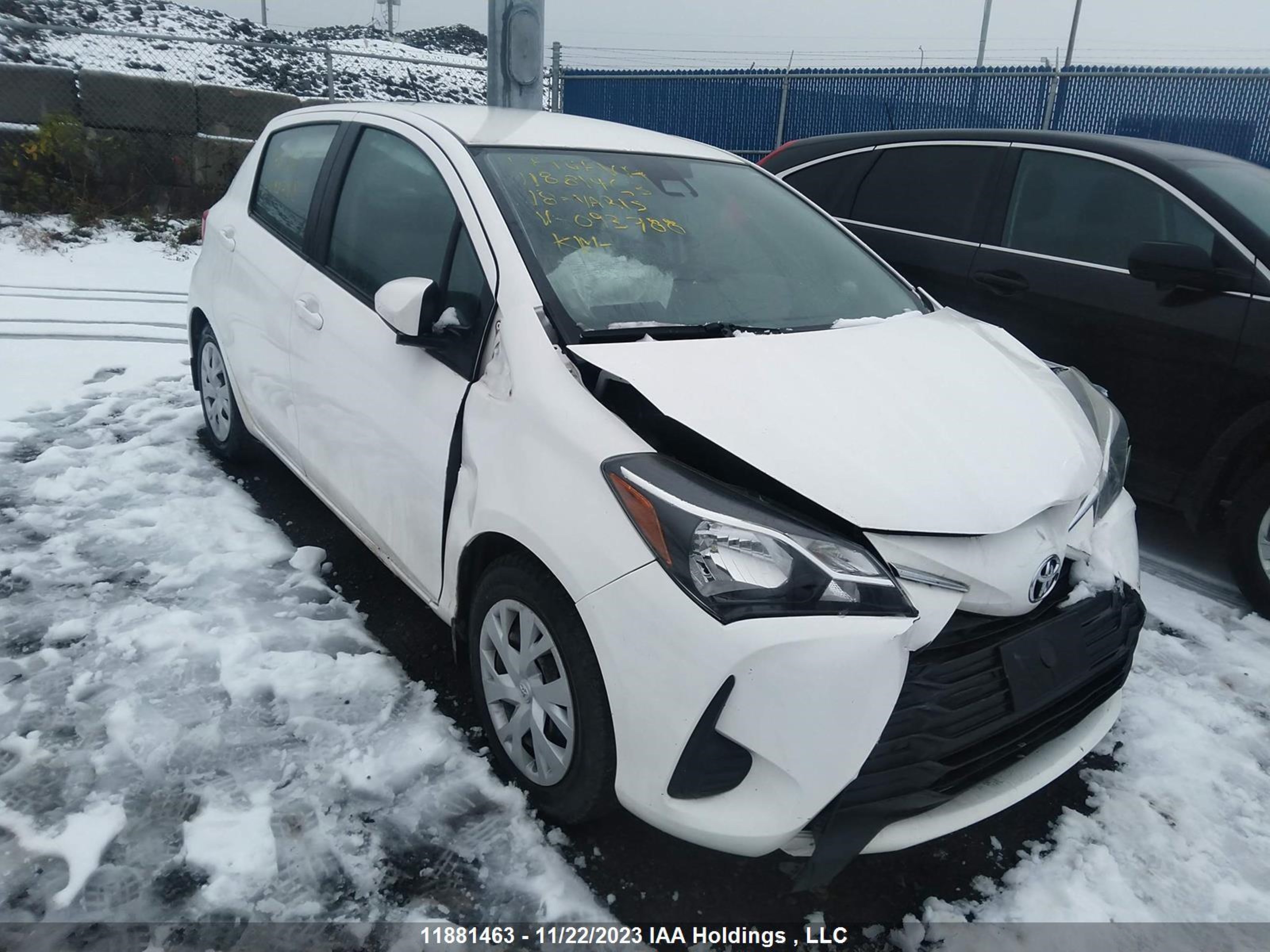 toyota yaris 2018 vnkktud35ja093788