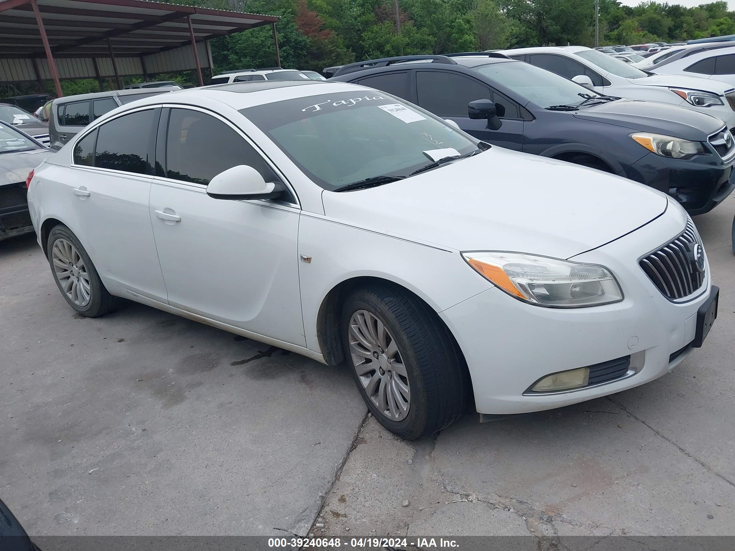 buick regal 2011 w04gt5gc6b1002653